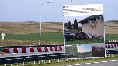 Śmiertelny wypadek na A4. Samochód dachował i uszkodził budynek