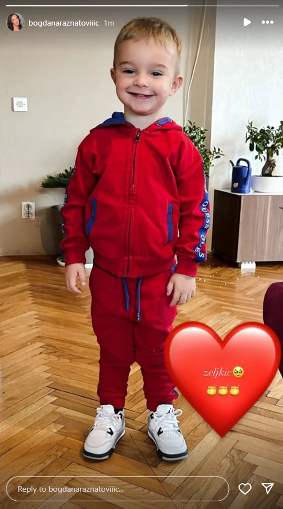 Bogdana objavila sliku sina