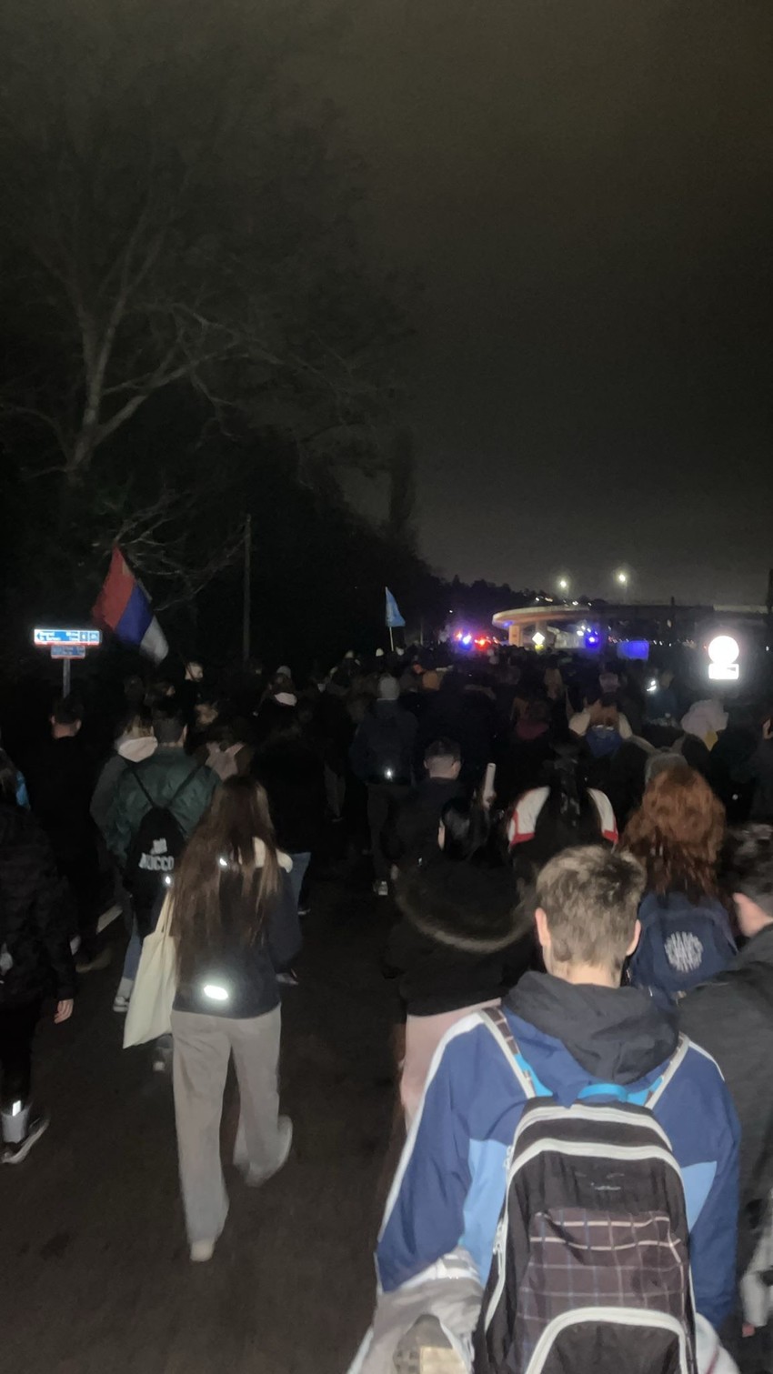 Kolona krenula iz Sremskih Karlovaca