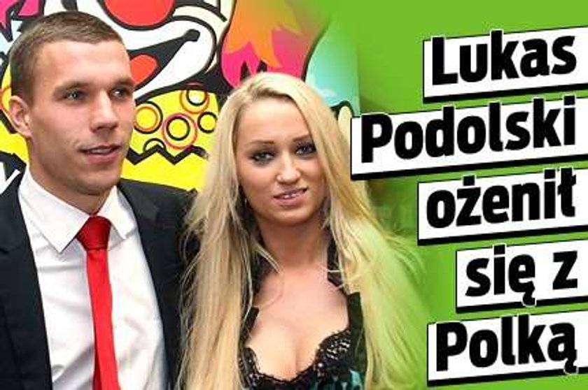 Podolski ożenił się z Polką