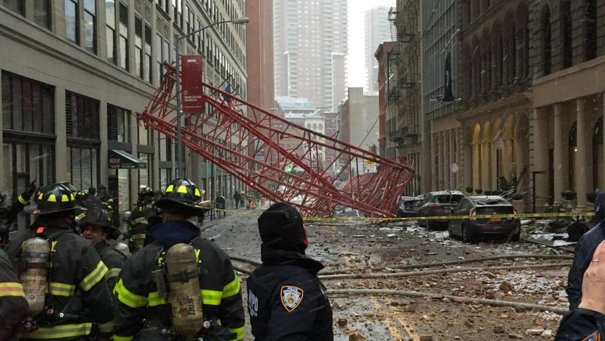 Katastrofa budowlana na Manhattanie. W sercu Nowego Jorku runął dźwig budowlany. Co najmniej jedna osoba zginęła, a dwie odniosły poważne obrażenia. Do wypadku doszło w rejonie dolnego Manhattanu nazywanego TriBeCa.