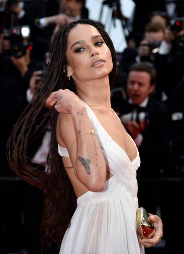Zoe Kravitz na premierze 'Mad Max: Na drodze gniewu' w Cannes
