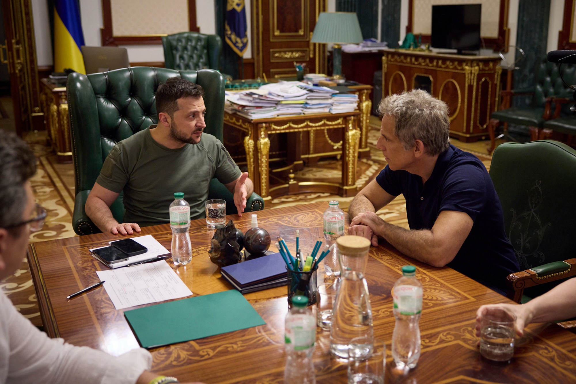 Ben Stiller a prezident Ukrajiny si toho mali dosť, čo povedať. 