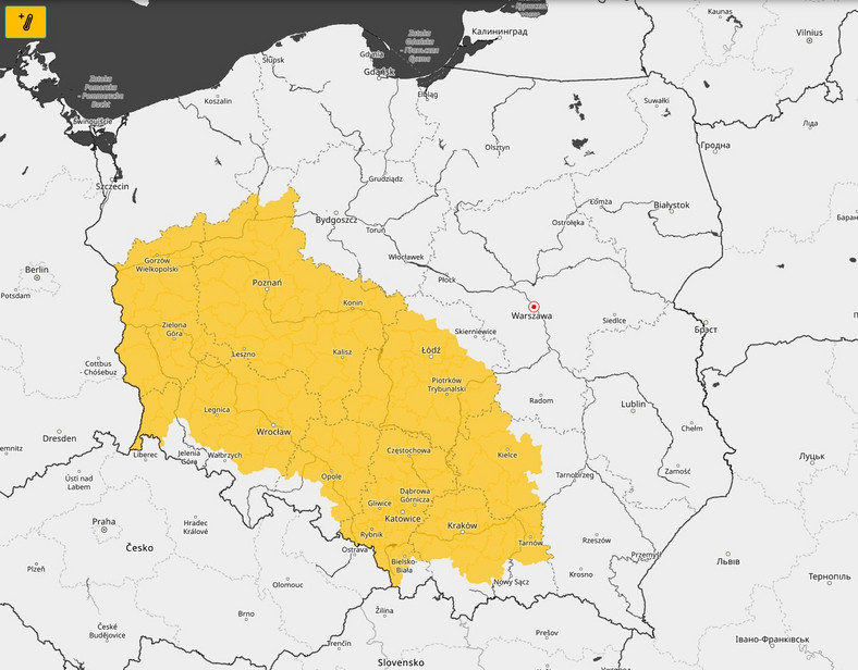 IMGW ostrzega przed upałem południowo zachodnią połowę Polski