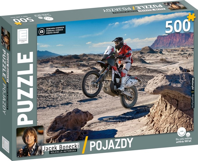 Puzzle Pojazdy - Motocykl