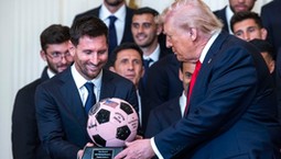 Lionel Messi spotkał się w Białym Domu z Donaldem Trumpem [FOTO]