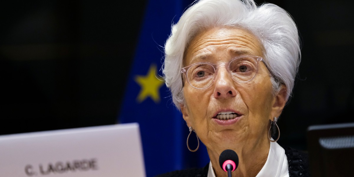 Christine Lagarde, prezes Europejskiego Banku Centralnego.