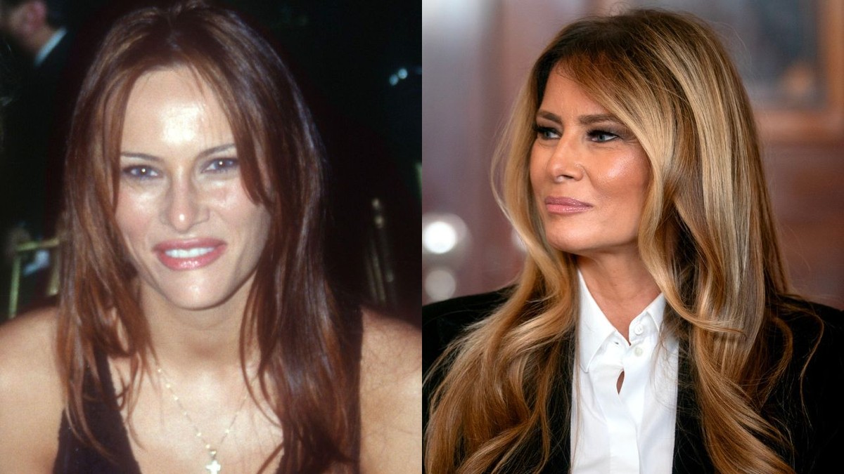 Melanija Tramp nekad i sad