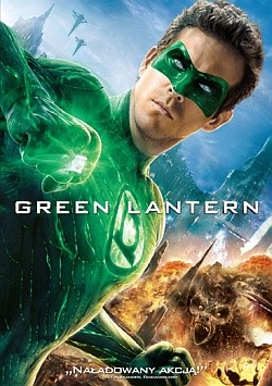 "Green Lantern" - okładka DVD