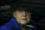 German Chancellor Angela Merkel arrives on the second day of the EU Summit in Brussels, Belgium.