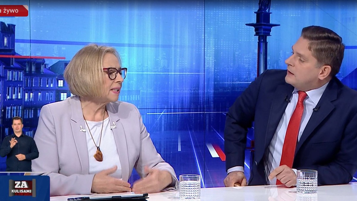 Spięcie posłanki Lewicy i posła PiS w TVP. Prowadząca musiała apelować o spokój