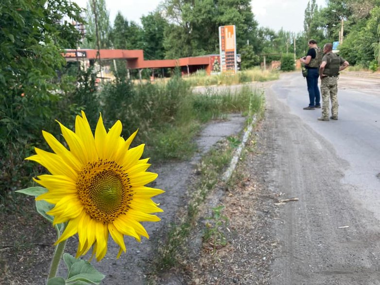 Z Jurandem dotarliśmy z pomocą humanitarną między innymi do Nowego Jorku, niedaleko Gorłówki