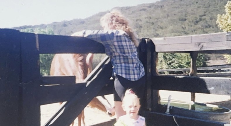 The author with her mom.Courtesy of Hayley Folk