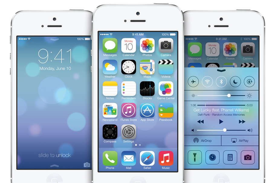 iPhone 5 z iOS 7