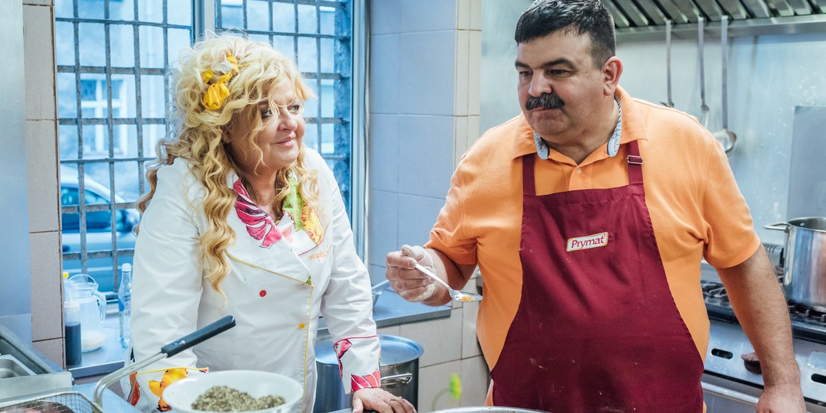 "Kuchenne rewolucje". Magda Gessler zawitała tym razem do Szczecina, w którym restauracje prowadzi pan Marek z żoną.