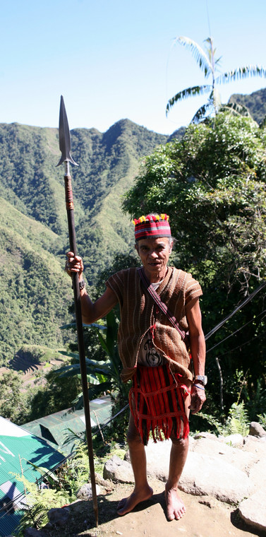 Wojownik z plemienia Ifugao, Batad, fot. Robert Pawełek, TravelCompass