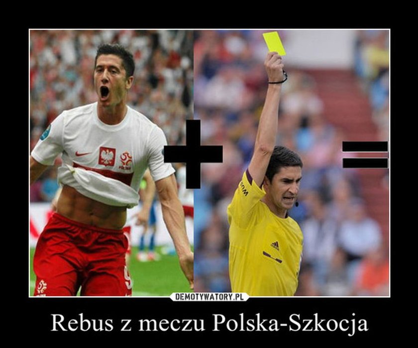 Memy po meczu Polska - Szkocja 2:2! Antybohaterem okazał się hiszpański sędzia!