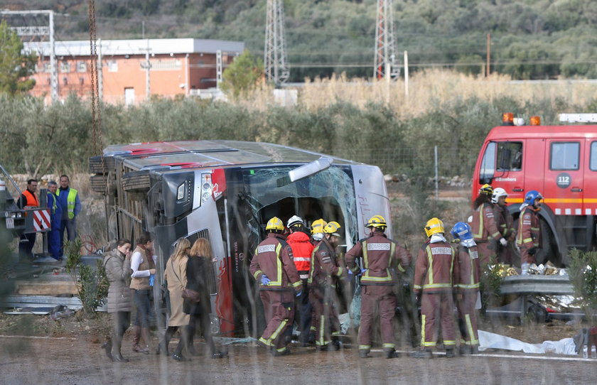 Wypadek autokaru ze studentami z Erasmusa