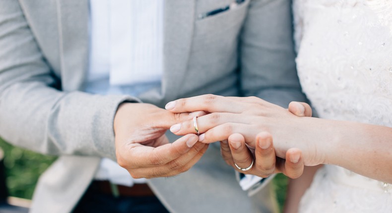 After realizing how much weddings cost, the author and her partner decided to take a loan to pay for theirs.Kenji Lau/Getty Images