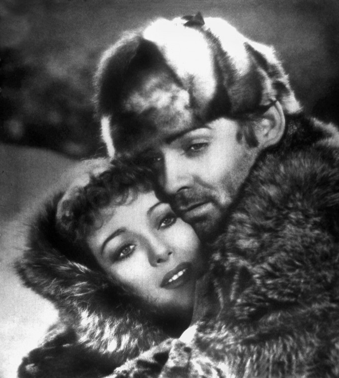Loretta Young i Clark Gable w filmie "The call of the wild" ("Zew krwi")