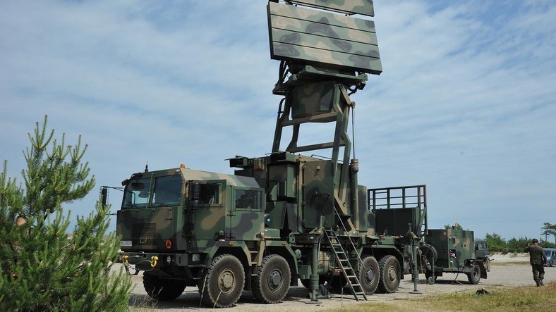 Mobilna trójwspółrzędna stacja radiolokacyjna TRS-15C Odra.