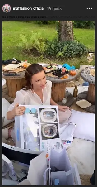 Baby Shower Julii Kuczyńskiej / InstaStories Julii Kuczyńskiej