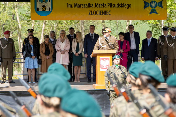 Uroczystość złożenia przysięgi wojskowej. Fot. Radosław Dominowski