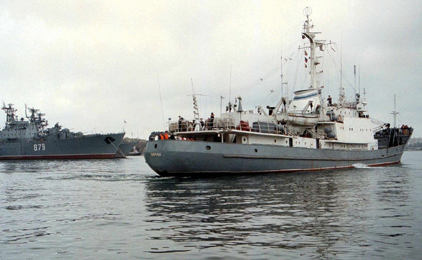 Rosyjski okręt szpiegowski zatonąłu wybrzeży Bosforu. Uderzył w niego statek handlowy