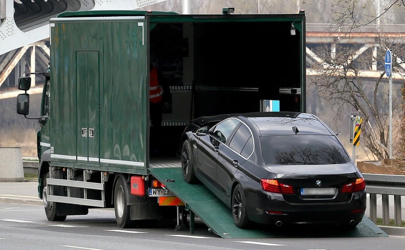 BMW, którym jechał wiceszef MON miało stłuczkę w Warszawie