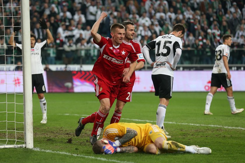 Legia Warszawa - Wisła Kraków 2:2. Remis w klasyku, Wisła o krok od sensacji!