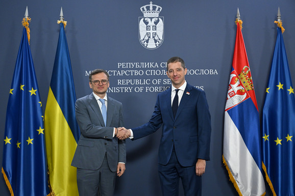 Ministar Đurić razgovarao sa šefom diplomatije Ukrajine (FOTO)