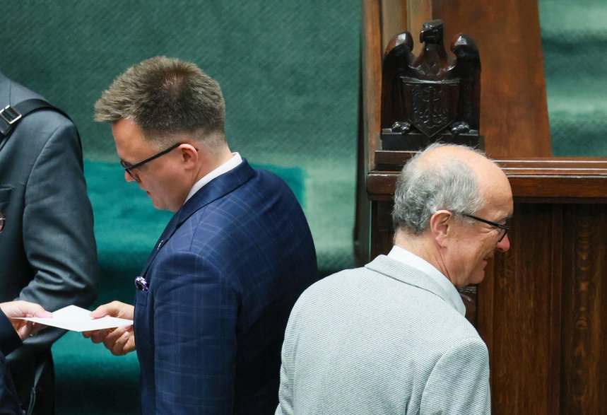 Szymon Hołownia i Włodzimierz Czarzasty