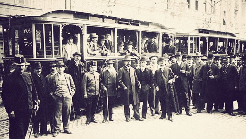 Svečano puštanje u promet prvog tramvaja