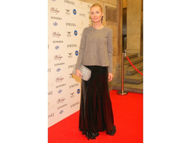 Goście na pokazie kolekcji La Mania 4 Elements: Agnieszka Szulim.