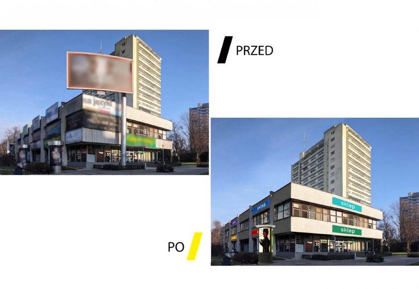 Warszawa walczy z reklamami. Tylko w październiku usunięto 106 nielegalnych reklam. 