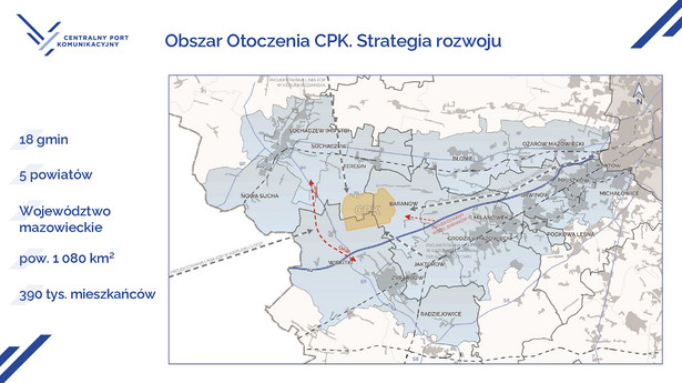 Strategia rozwoju obszaru otoczenia CPK.  Rusza współpraca z samorządami