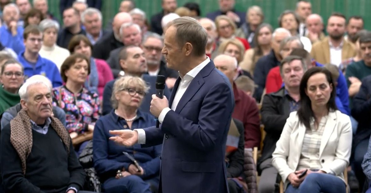 Donald Tusk w Strzelcach Opolskich