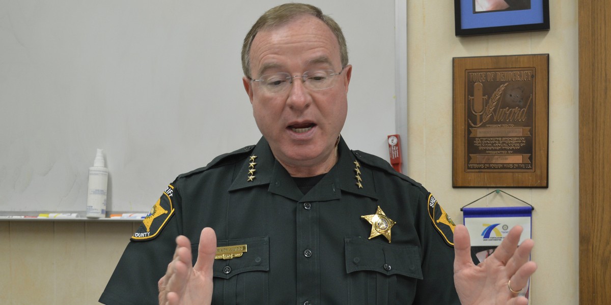 'Quit listening to those who have no idea what they are talking about': Florida sheriff dismisses critics after saying he'd arrest people at hurricane shelters