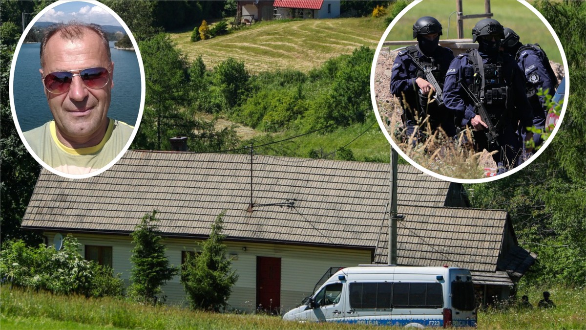 Byliśmy pod domem Dudy w Zalesiu. Na miejscu policja. Penetrują też las. To ryzykowna akcja