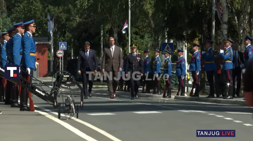 Aleksandar Vučić na svečanosti na Banjici