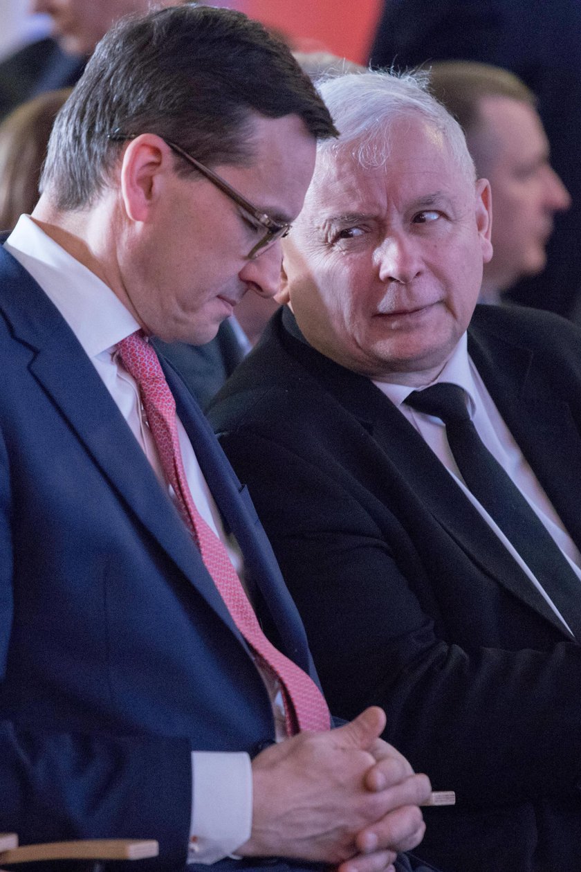 Mateusz Morawiecki i Jarosław Kaczyński