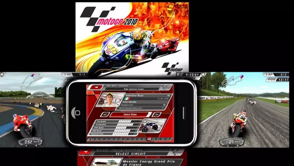 Wyścigi MotoGP w telefonie