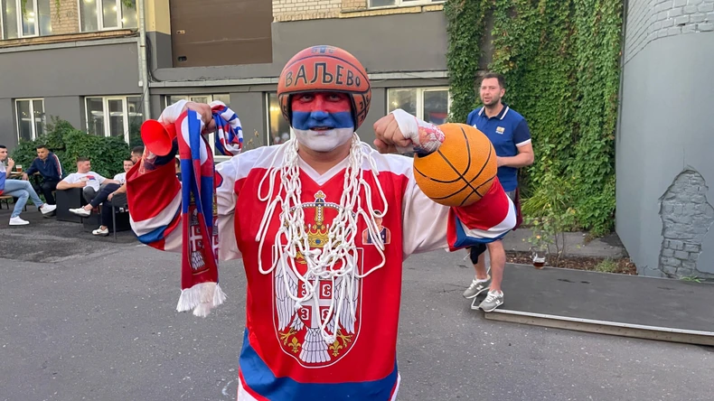 Igor Marjanović, čuveni navijač Srbije iz Valjeva | Foto: Nemanja Mitrović