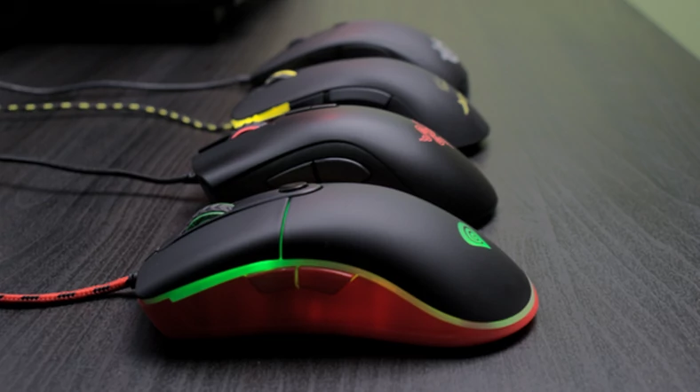 Genesis Krypton 500, Razer DeathAdder Elite, Xtrfy XG - M3, SteelSeries Rival 300