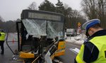 Zderzenie autobusu z tirem. Są ranni!