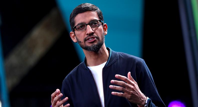 Google CEO Sundar Pichai.