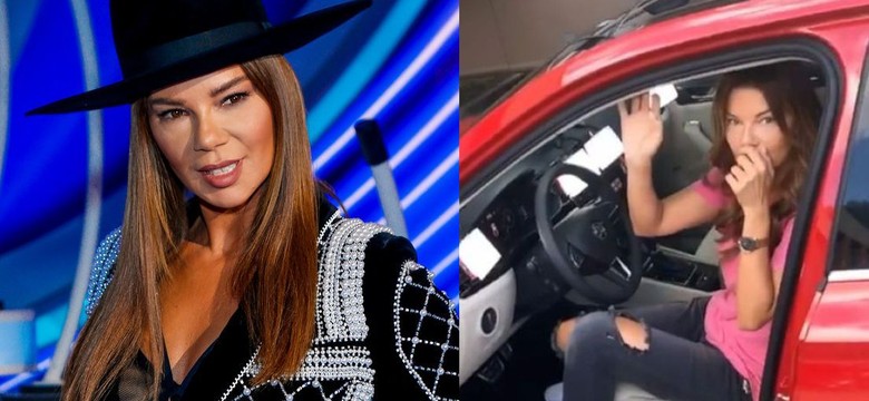 Edyta Górniak uczy się jazdy samochodem. Instruktor: Jest kursantką niecodzienną, bardzo humorzastą