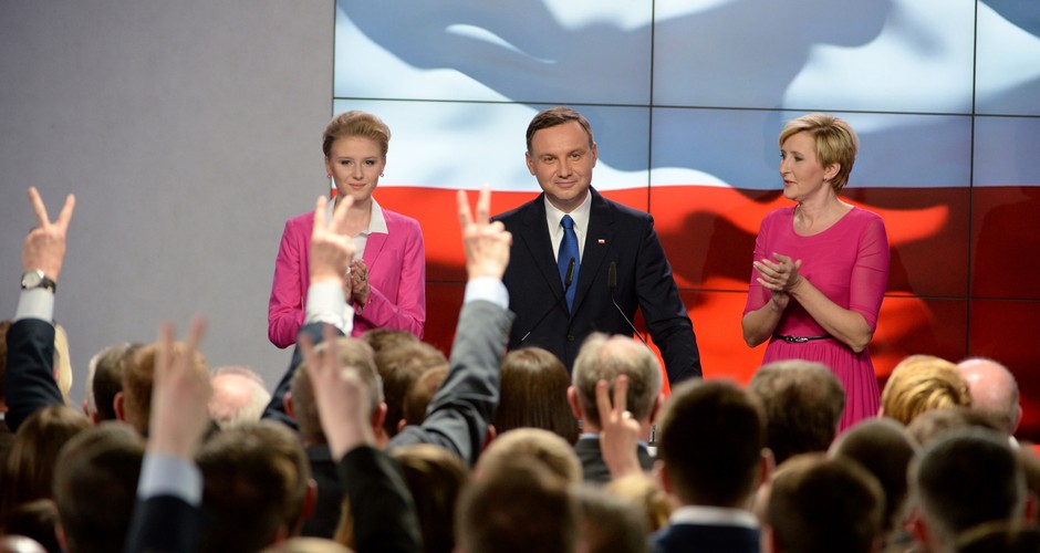 Andrzej Duda w czasie wieczoru wyborczego: