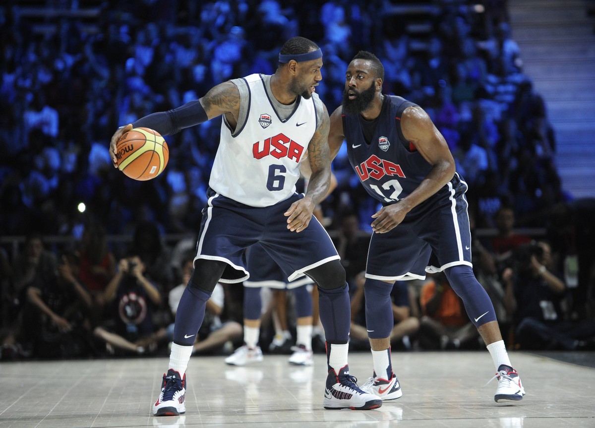 LeBron James i James Harden