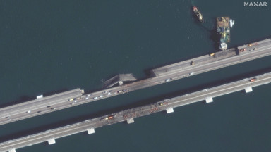 Tak teraz wygląda most Krymski. Rosja ma problem [ZDJĘCIA]